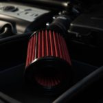 selective focus of red air filter